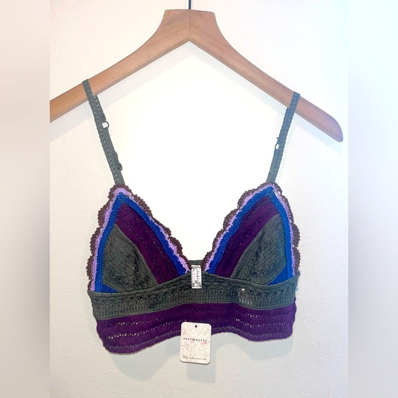 NWT Free People Another Weekend Longline Bralette / Army Combo - Picture 3 of 6